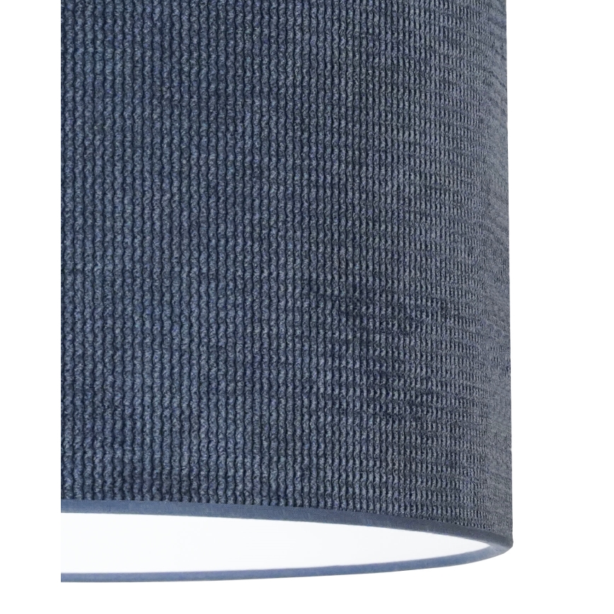 Duolla - Kattokruunu johdossa CORDUROY 1xE27/15W/230V halkaisija 40 cm tummansininen
