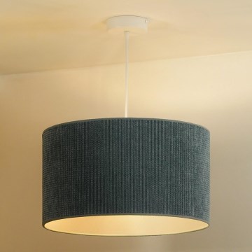 Duolla - Kattokruunu johdossa CORDUROY 1xE27/15W/230V halkaisija 40 cm vaaleansininen
