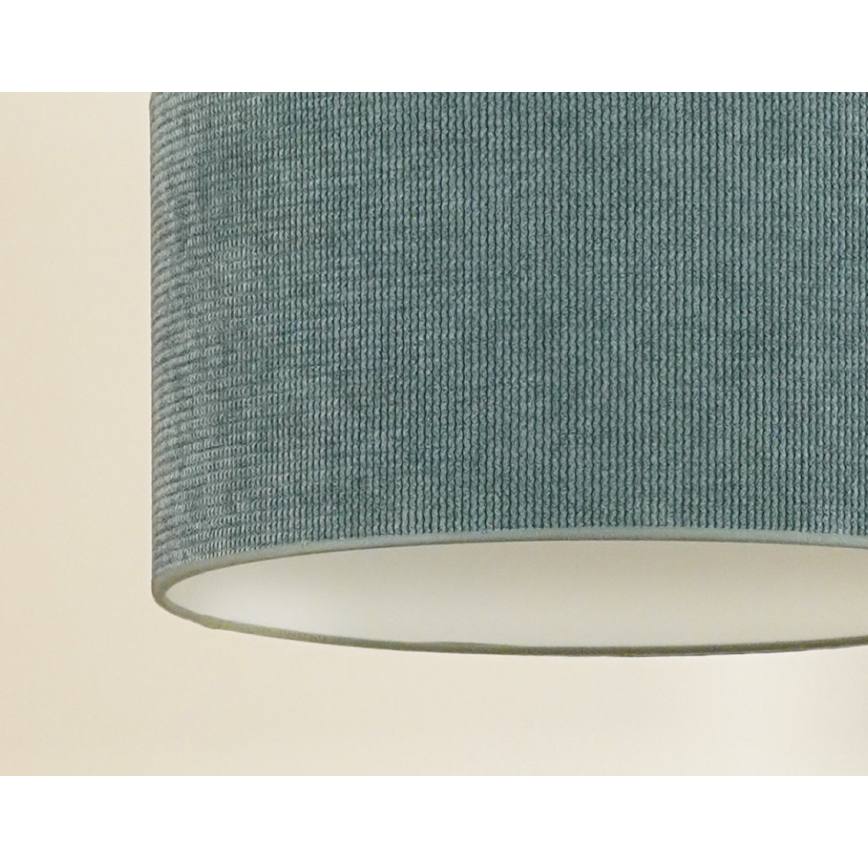 Duolla - Kattokruunu johdossa CORDUROY 1xE27/15W/230V halkaisija 40 cm vaaleansininen