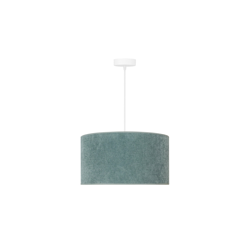Duolla - Kattokruunu johdossa CORDUROY 1xE27/15W/230V halkaisija 40 cm vaaleansininen