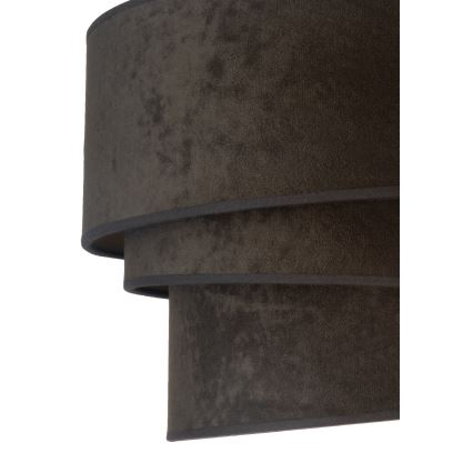 Duolla - Kattokruunu johdossa DEVON 1xE27/40W/230V halkaisija 45 cm musta/kulta