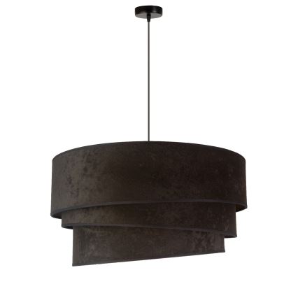 Duolla - Kattokruunu johdossa DEVON 1xE27/40W/230V halkaisija 45 cm musta/kulta