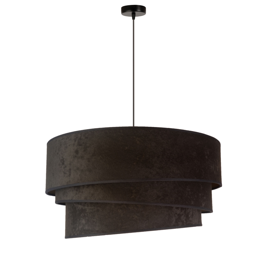 Duolla - Kattokruunu johdossa DEVON 1xE27/40W/230V halkaisija 45 cm musta/kulta