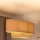 Duolla - Kattokruunu johdossa DOUBLE OVAL RATTAN 2xE27/15W/230V kerma/rottinki