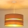 Duolla - Kattokruunu johdossa DUO 1xE27/15W/230V halkaisija 40 cm beige