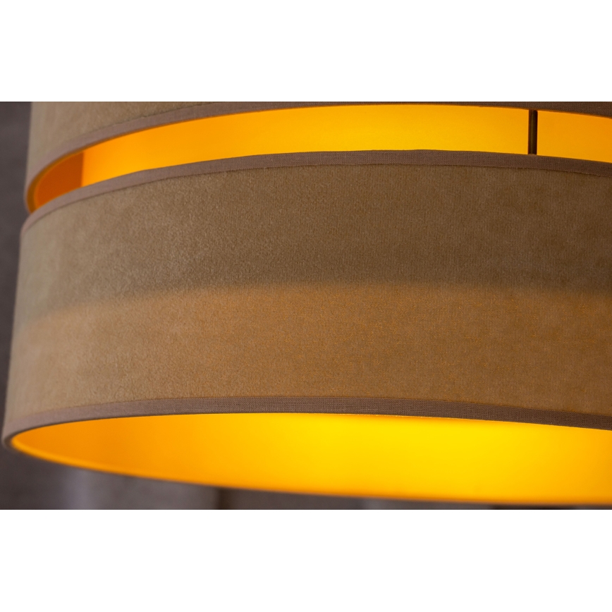 Duolla - Kattokruunu johdossa DUO 1xE27/15W/230V halkaisija 40 cm beige