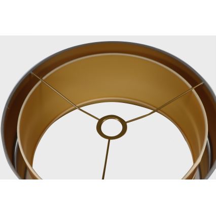 Duolla - Kattokruunu johdossa DUO 1xE27/15W/230V halkaisija 40 cm harmaa