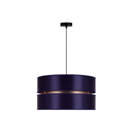 Duolla - Kattokruunu johdossa DUO 1xE27/15W/230V halkaisija 40 cm sininen/kulta