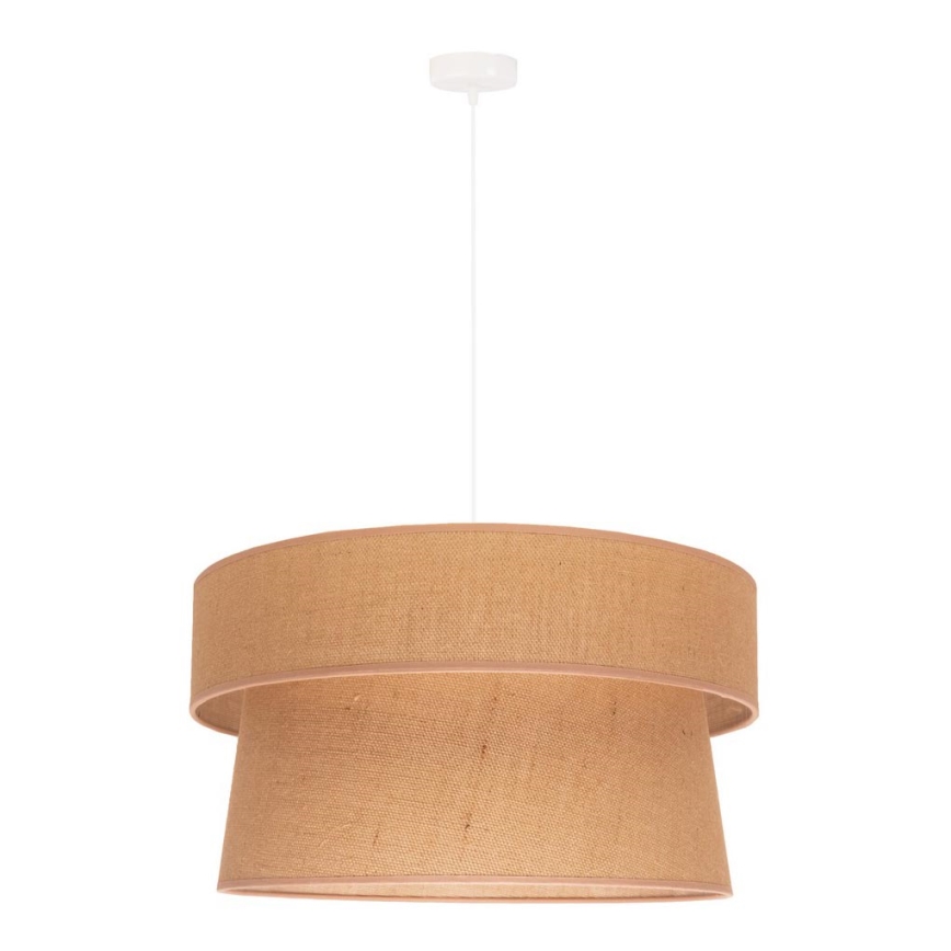 Duolla - Kattokruunu johdossa ETNIC 1xE27/40W/230V halkaisija 45 cm beige