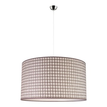 Duolla - Kattokruunu johdossa KENT 1xE27/40W/230V halkaisija 45 cm harmaa