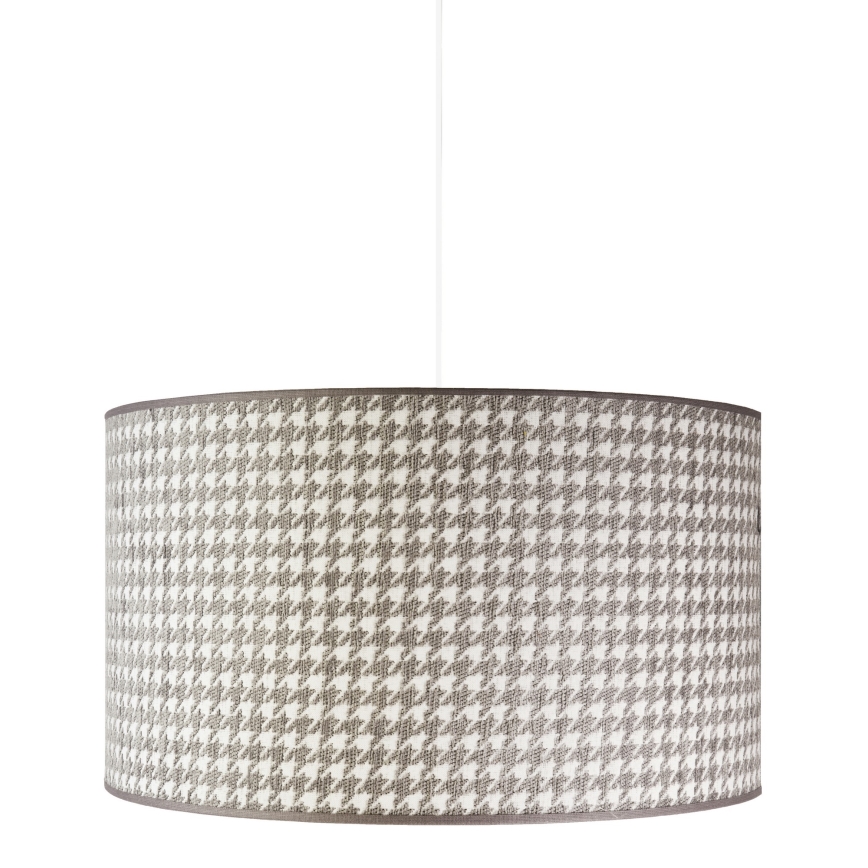 Duolla - Kattokruunu johdossa KENT 1xE27/40W/230V halkaisija 45 cm harmaa