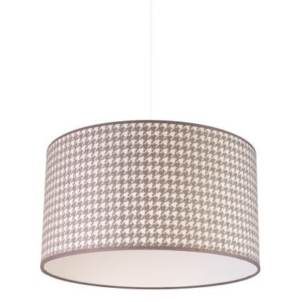 Duolla - Kattokruunu johdossa KENT 1xE27/40W/230V halkaisija 45 cm harmaa