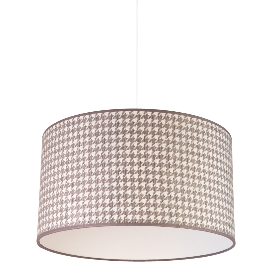 Duolla - Kattokruunu johdossa KENT 1xE27/40W/230V halkaisija 45 cm harmaa