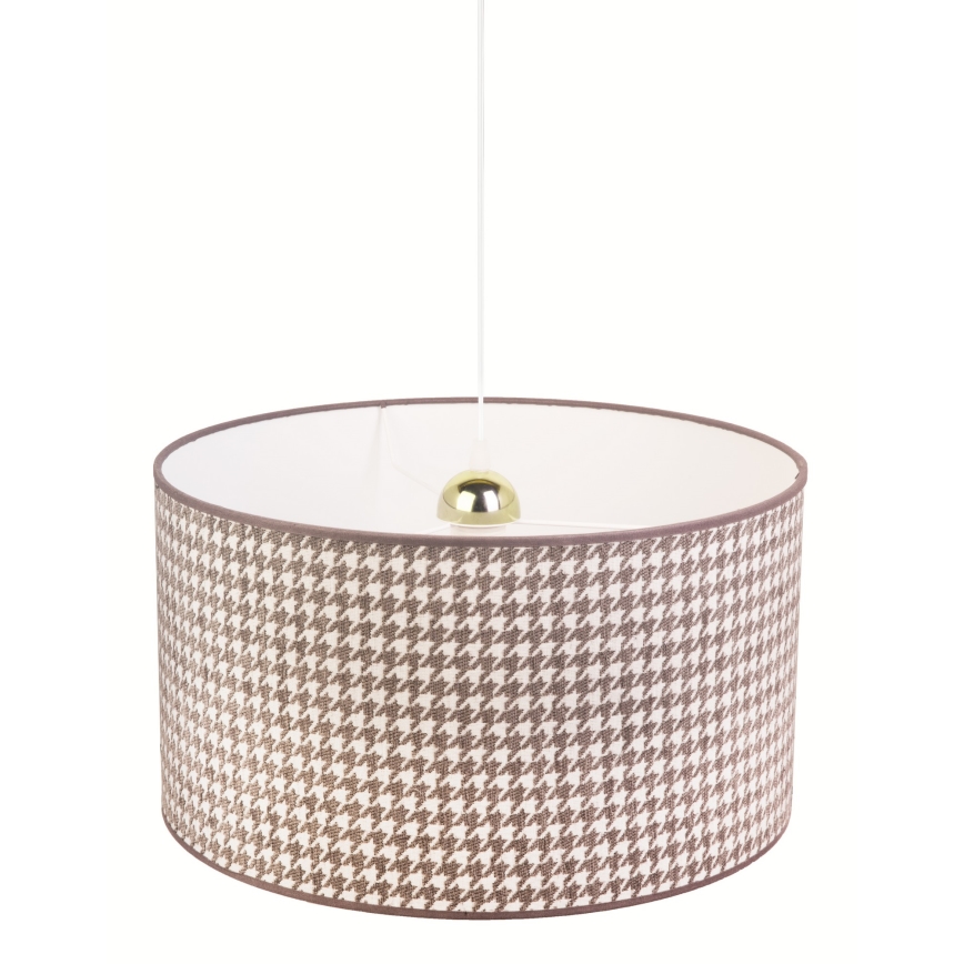 Duolla - Kattokruunu johdossa KENT 1xE27/40W/230V halkaisija 45 cm harmaa