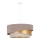 Duolla - Kattokruunu johdossa KOBO 1xE27/15W/230V halkaisija 45 cm beige/kulta/kerma