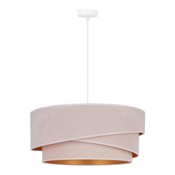 Duolla - Kattokruunu johdossa KOBO 1xE27/15W/230V halkaisija 45 cm kerma/kulta