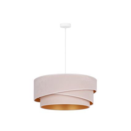 Duolla - Kattokruunu johdossa KOBO 1xE27/15W/230V halkaisija 45 cm kerma/kulta