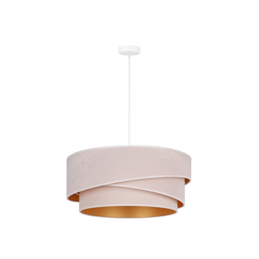 Duolla - Kattokruunu johdossa KOBO 1xE27/15W/230V halkaisija 45 cm kerma/kulta