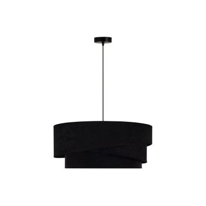 Duolla - Kattokruunu johdossa KOBO 1xE27/15W/230V halkaisija 45 cm musta/kulta