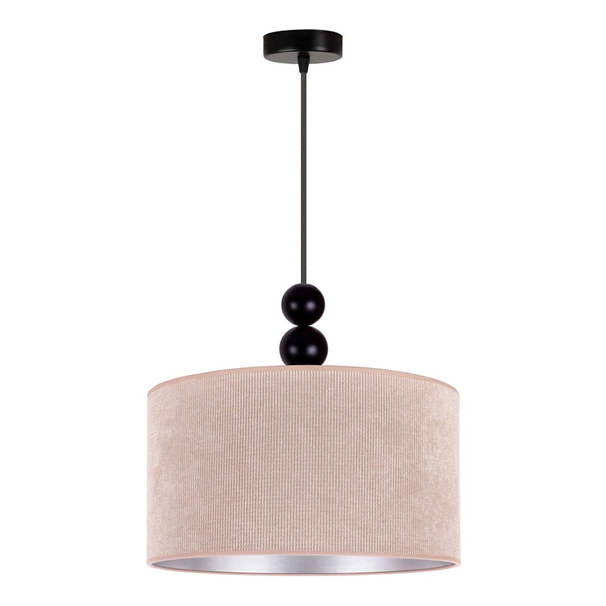 Duolla - Kattokruunu johdossa LYON 1xE27/15W/230V halkaisija 40 cm beige