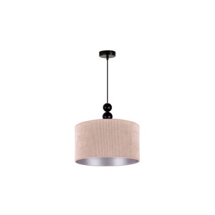 Duolla - Kattokruunu johdossa LYON 1xE27/15W/230V halkaisija 40 cm beige