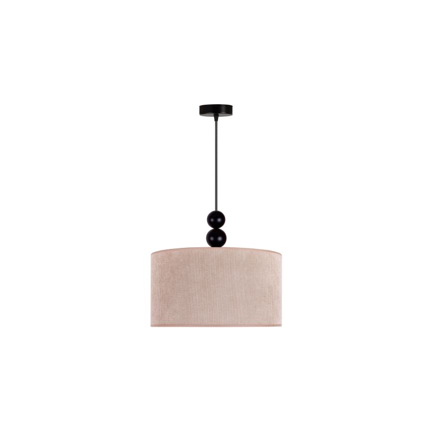 Duolla - Kattokruunu johdossa LYON 1xE27/15W/230V halkaisija 40 cm beige