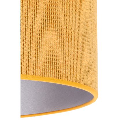 Duolla - Kattokruunu johdossa LYON 1xE27/15W/230V halkaisija 40 cm keltainen