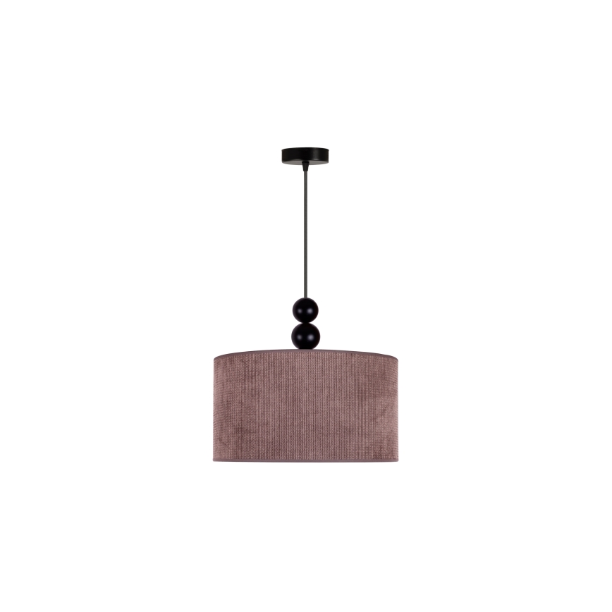 Duolla - Kattokruunu johdossa LYON 1xE27/15W/230V halkaisija 40 cm ruskea