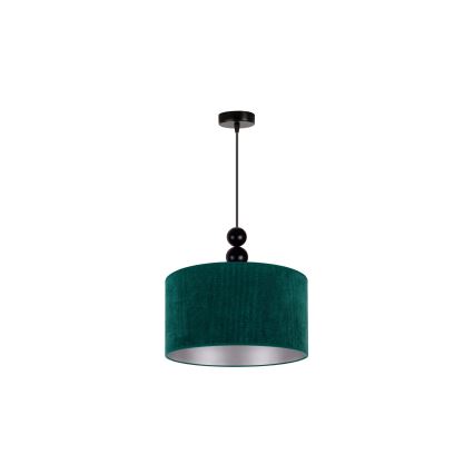 Duolla - Kattokruunu johdossa LYON 1xE27/15W/230V halkaisija 40 cm vihreä