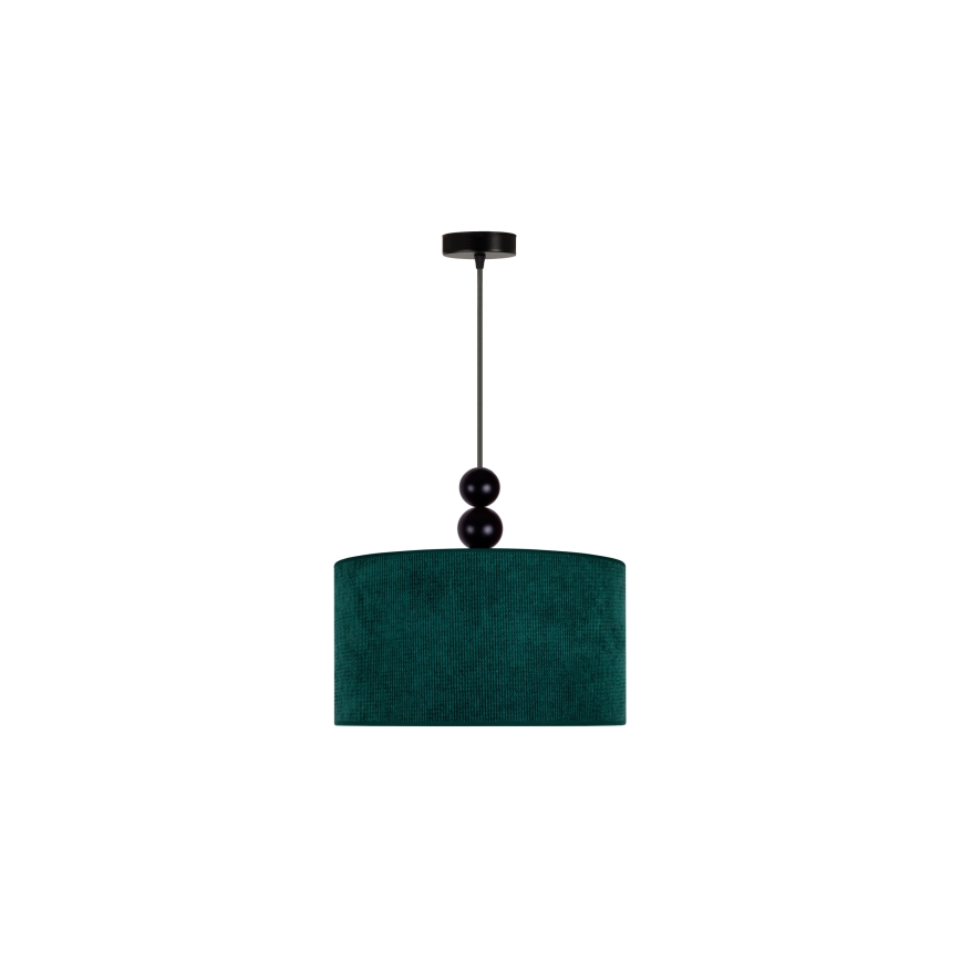 Duolla - Kattokruunu johdossa LYON 1xE27/15W/230V halkaisija 40 cm vihreä