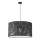 Duolla - Kattokruunu johdossa MARBLE 1xE27/40W/230V halkaisija 45 cm musta/valkoinen