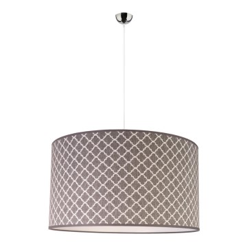 Duolla - Kattokruunu johdossa MAROKO 1xE27/40W/230V halkaisija 45 cm harmaa