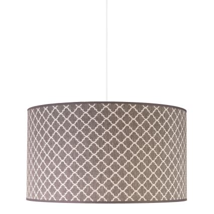 Duolla - Kattokruunu johdossa MAROKO 1xE27/40W/230V halkaisija 45 cm harmaa