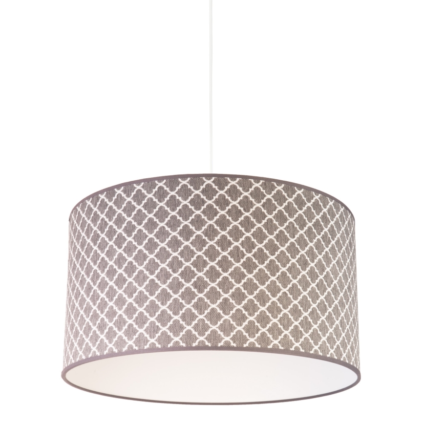 Duolla - Kattokruunu johdossa MAROKO 1xE27/40W/230V halkaisija 45 cm harmaa