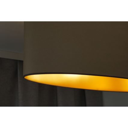 Duolla - Kattokruunu johdossa OVAL VEGAN 1xE27/15W/230V beige