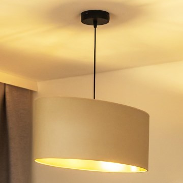 Duolla - Kattokruunu johdossa OVAL VEGAN 1xE27/15W/230V kerma