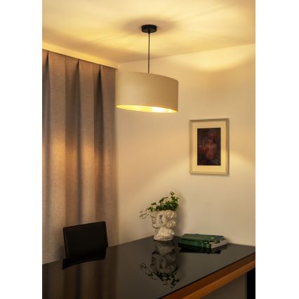 Duolla - Kattokruunu johdossa OVAL VEGAN 1xE27/15W/230V kerma