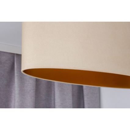 Duolla - Kattokruunu johdossa OVAL VEGAN 1xE27/15W/230V kerma