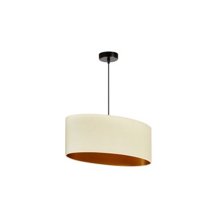 Duolla - Kattokruunu johdossa OVAL VEGAN 1xE27/15W/230V kerma