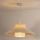 Duolla - Kattokruunu johdossa RIO RATTAN 1xE27/15W/230V halkaisija 45 cm beige/rottinki