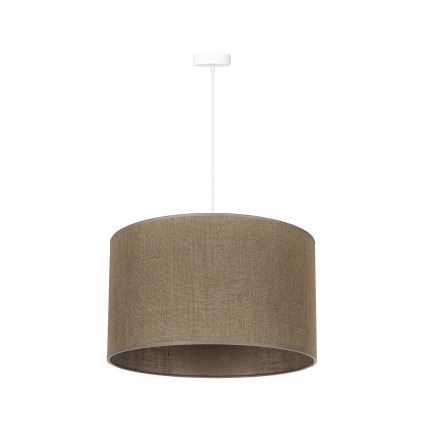 Duolla - Kattokruunu johdossa ROLLER 1xE27/15W/230V halkaisija 40 cm ruskea