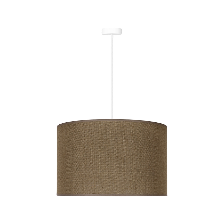 Duolla - Kattokruunu johdossa ROLLER 1xE27/15W/230V halkaisija 40 cm ruskea