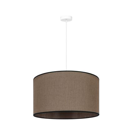 Duolla - Kattokruunu johdossa ROLLER 1xE27/15W/230V halkaisija 40 cm ruskea/musta