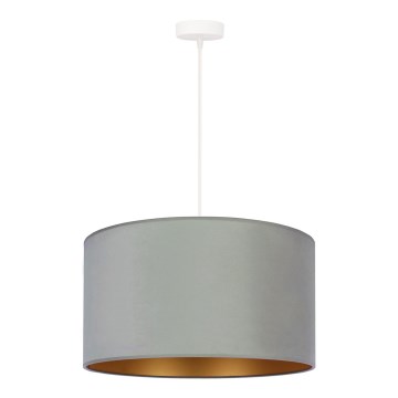 Duolla - Kattokruunu johdossa ROLLER 1xE27/15W/230V kevyt halkaisija 40 cm vihreä/kulta
