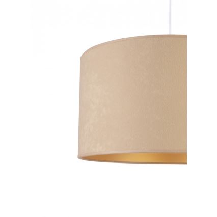 Duolla - Kattokruunu johdossa ROLLER 1xE27/40W/230V halkaisija 40 cm beige