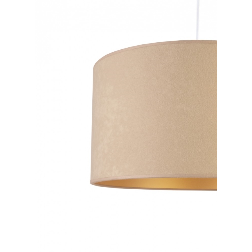 Duolla - Kattokruunu johdossa ROLLER 1xE27/40W/230V halkaisija 40 cm beige