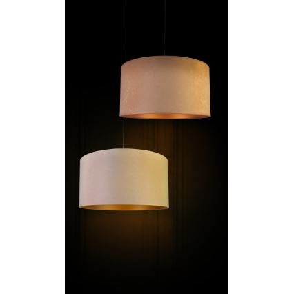 Duolla - Kattokruunu johdossa ROLLER 1xE27/40W/230V halkaisija 40 cm beige
