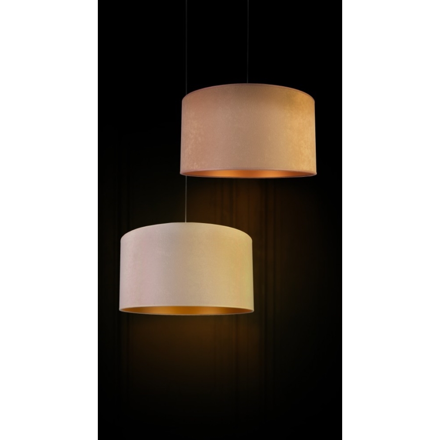 Duolla - Kattokruunu johdossa ROLLER 1xE27/40W/230V halkaisija 40 cm beige