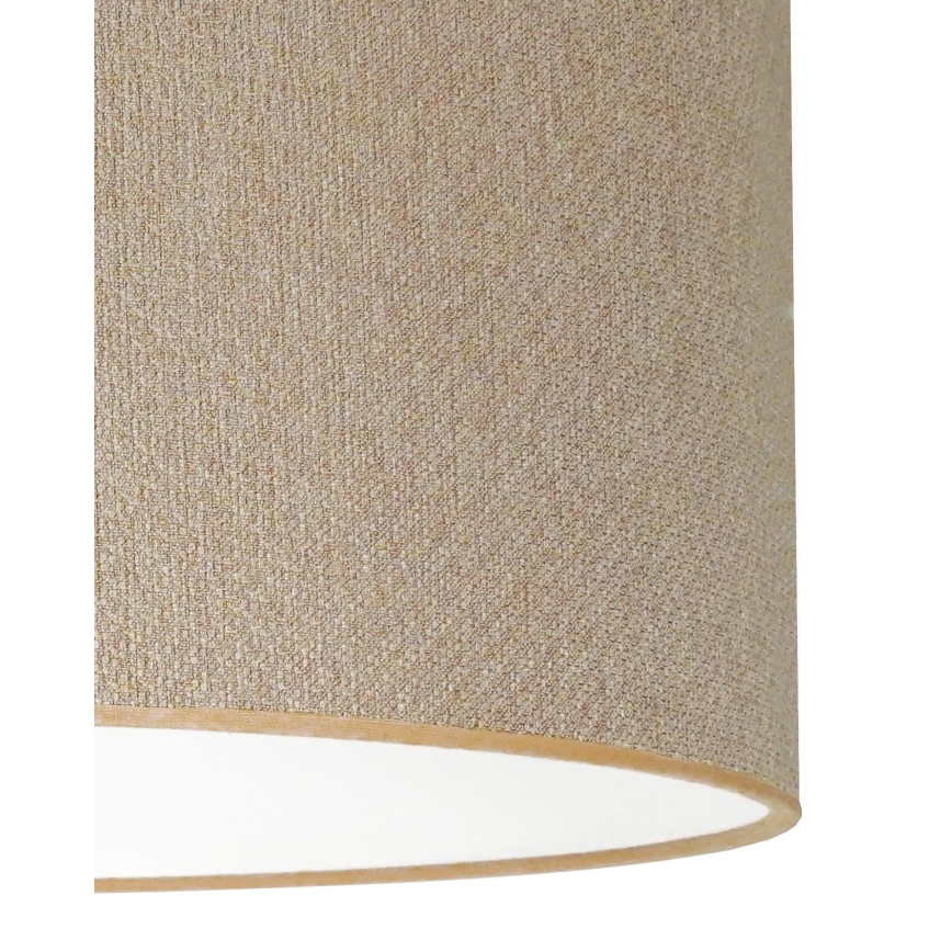 Duolla - Kattokruunu johdossa ROLLER ECO RECYCLING 1xE27/15W/230V halkaisija 45 cm kerma