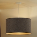 Duolla - Kattokruunu johdossa ROLLER ECO RECYCLING 1xE27/15W/230V halkaisija 45 cm ruskea